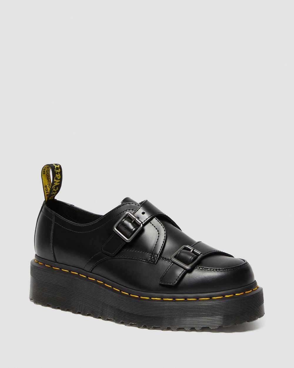 Dr Martens Sidney Monk Strap Creeper Poltopánky Na Platforme Panske ( Čierne ) SK 215-KACSVF